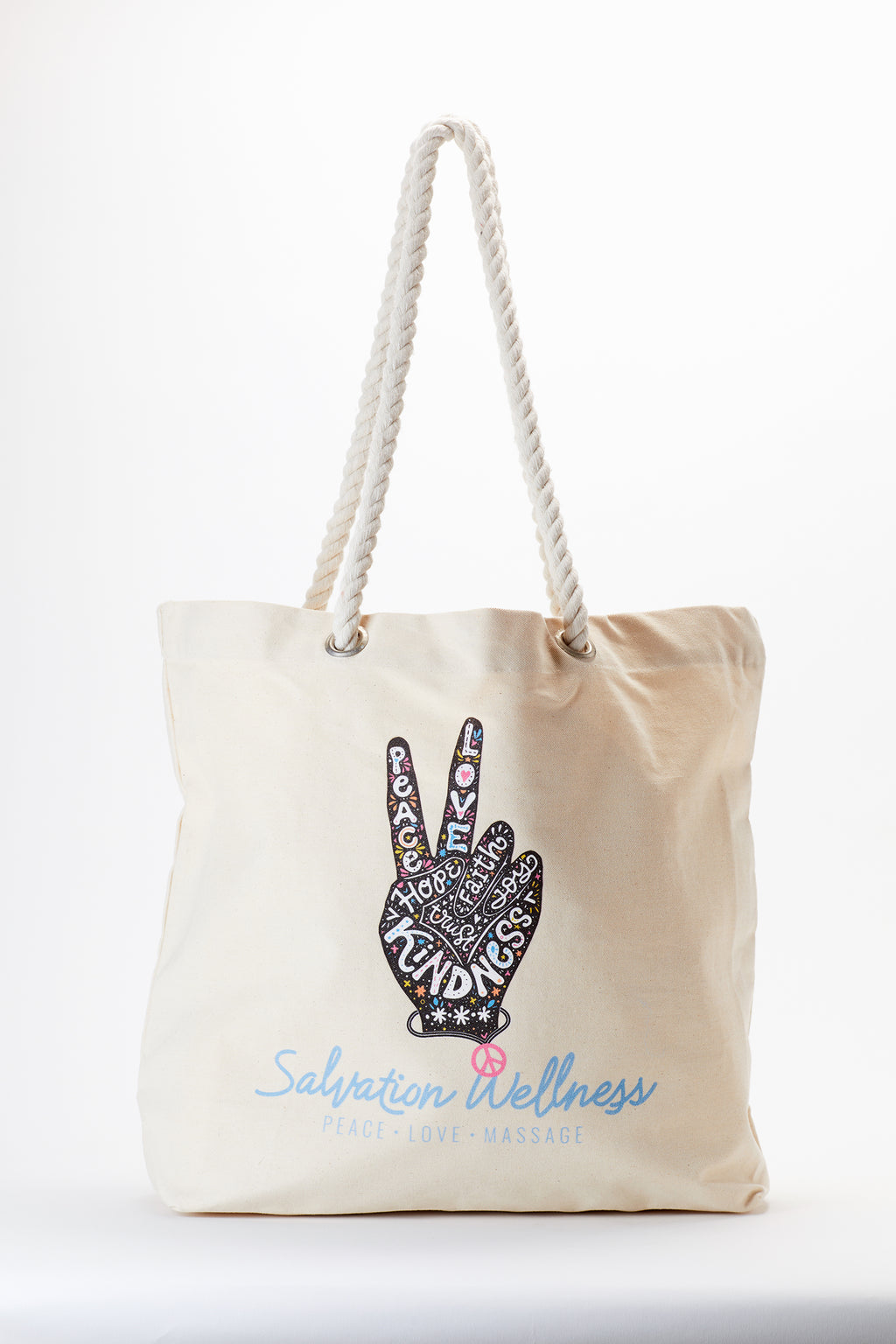 Peace Love Massage Tote