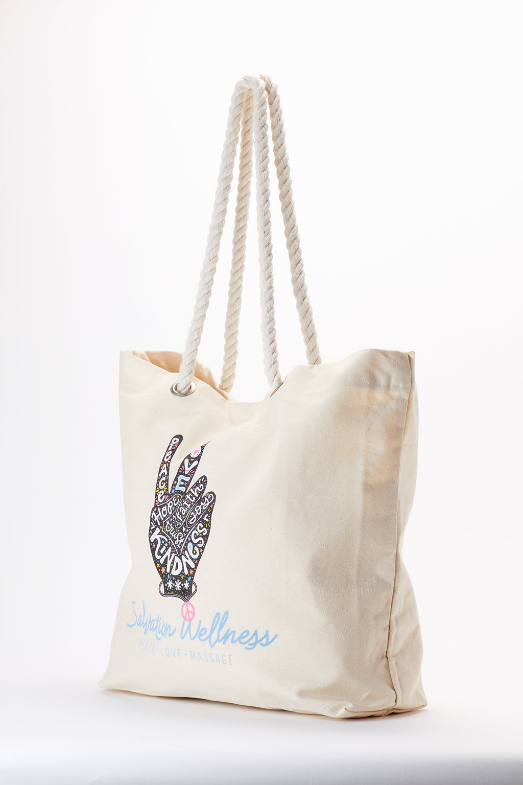 Peace Love Massage Tote